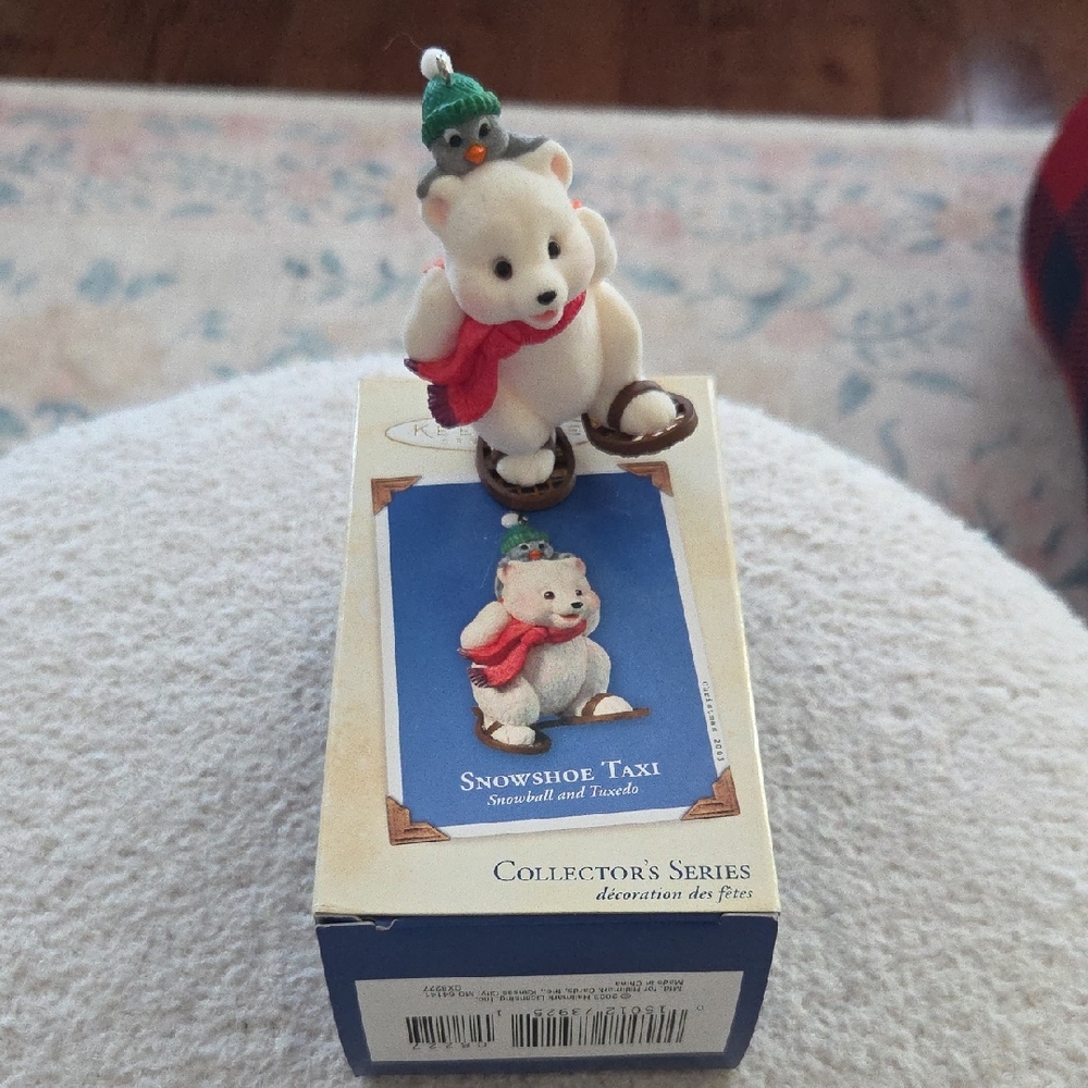 Hallmark Keepsake Snowball And Tuxedo - 2003